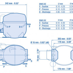 Compresor Embraco NEK2150GK 230V