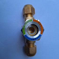 vizor pe filet pe teava de 10 (3/8")