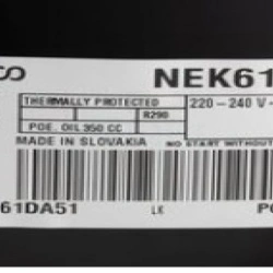 compresor Embraco NEK6152U (R290) 5.44 cm³ MBP refrigerare 230 V