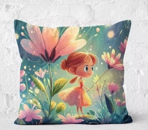 Pernuţă decor, model Prinţesă cu Păr Roşu