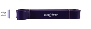 Banda Elastica Lunga GO4FIT®, Resistance Band din Latex 100% Natural, Rezistenta 18-36 kg, Lungime 208 cm, pentru Fitness, Sala, Mobilitate, Stretching, Yoga si Gimnastica de Recuperare, Incepatori si Avansati, Mov - Img 10