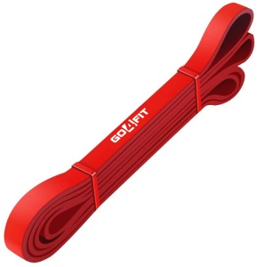 Banda Elastica Lunga GO4FIT®, Resistance Band din Latex 100% Natural, Rezistenta 7-16 kg, Lungime 208 cm, pentru Fitness, Sala, Mobilitate, Stretching, Yoga si Gimnastica de Recuperare, Incepatori si Avansati, Rosu - Img 9