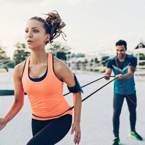 Banda Elastica Lunga GO4FIT®, Resistance Band din Latex 100% Natural, Rezistenta 13.5-27 kg, Lungime 208 cm, pentru Fitness, Sala, Mobilitate, Stretching, Yoga si Gimnastica de Recuperare, Incepatori si Avansati, Negru - Img 5