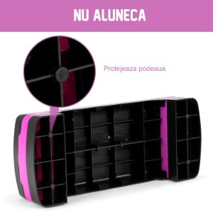 RESIGILAT - Stepper GO4FIT , pentru fitness, aerobic si cardio, 2 niveluri de inaltime - Img 9
