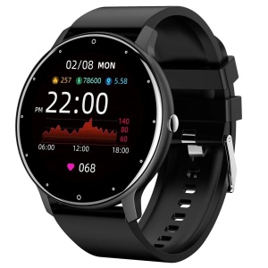 Ceas smartwatch si bratara fitness, GO4FIT® , model GF03, Durata baterie 7 zile, Notificari Apeluri/Sms/Social Media, monitorizare somn, ritm cardiac, culoarea negru