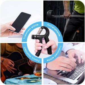 Flexor maini reglabil, GO4FIT, pentru antrenament antebrat, exercitii recuperare maini - Img 3