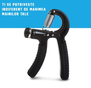 Flexor maini reglabil, GO4FIT, pentru antrenament antebrat, exercitii recuperare maini - Img 13
