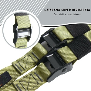 Sistem Antrenament Suspensie tip TRX GO4FIT®, Un Singur Punct de Ancorare, 2 Metode de Montare, Manere pentru Maini si Picioare, Rezistenta 250 kg, Antrenament Full Body cu Greutatea Corpului, Fitness, Yoga, Pilates, Camuflaj - Img 5