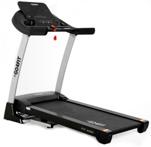 Banda de Alergare Electrica GO4FIT® Premium, Model FIT2000, Motor 4 CP, Viteza 1-20 km/h, Greutate Maxima Utilizator 150 kg