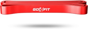 Banda Elastica Lunga GO4FIT®, Resistance Band din Latex 100% Natural, Rezistenta 7-16 kg, Lungime 208 cm, pentru Fitness, Sala, Mobilitate, Stretching, Yoga si Gimnastica de Recuperare, Incepatori si Avansati, Rosu - Img 10