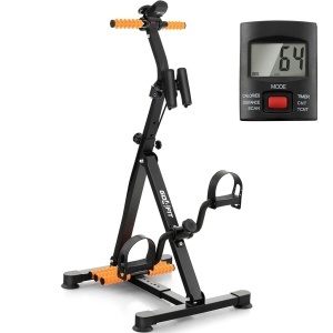 Bicicleta Recuperare GO4FIT®, Model GF520, Greutate Maxima Utilizator 120 kg, Rezistenta prin Frecare cu Ajustare Continua, Ecran LCD, Monitorizare Timp, Calorii, Distanta, TCNT si CNT, Design Compact, Recuperare, Miscare Usoara si Exercitii