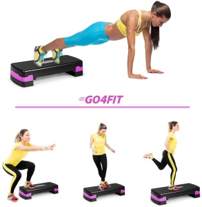 RESIGILAT - Stepper GO4FIT , pentru fitness, aerobic si cardio, 2 niveluri de inaltime - Img 11