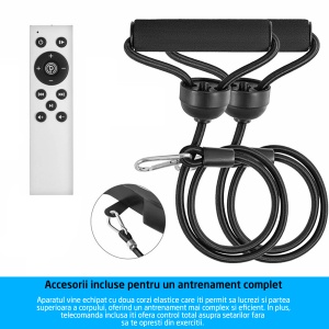 Aparat vibromasaj, GO4FIT, model V1000, Putere 200 W, Greutate Maxima 120 kg, Culoare Placa: Negru - Img 5