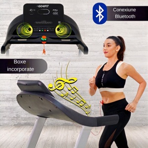 Banda de Alergare Electrica GO4FIT® Premium, Model FIT2000, Motor 4 CP, Viteza 1-20 km/h, Greutate Maxima Utilizator 150 kg - Img 7