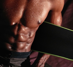 Centura de Slabit GO4FIT® pentru Fitness, Efect de Sauna, Neopren Gros fara Latex, Modelare Talie si Abdomen, Buzunar pentru Telefon, Inchidere Velcro Ajustabila, Flexibila si Confortabila, Verde - Img 6