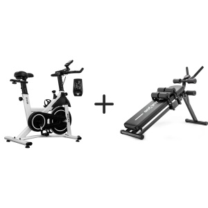 Pachet Bicicleta Fitness + Aparat Fitness Abdomene