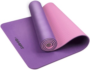 RESIGILAT - Saltea pentru antrenament , GO4FIT, pentru yoga, fitness, aerobic, pilates, exercitii la sol, dimensiune 183*62*6 mm - Img 6