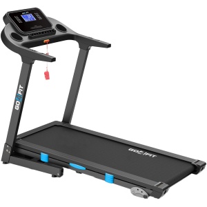 Banda de Alergat GO4FIT® Performance, Model FIT100, Motor 3.5CP, Viteza Maxima 16km/h, Sistem Pliere Hidraulic, Inclinare Manuala, Greutate Maxima Utilizator 130kg