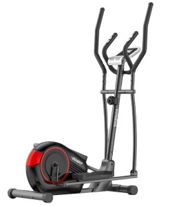 Bicicleta Eliptica Magnetica, GO4FIT®, pentru Fitness cu Monitorizare Activitati Fizice, Puls, Viteza, Timp, Distanta si Calorii, Greutate Maxima 110 kg, 8 Niveluri de Rezistenta, Volanta 5 kg, Rosie - Img 7