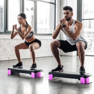 RESIGILAT - Stepper GO4FIT , pentru fitness, aerobic si cardio, 2 niveluri de inaltime - Img 10