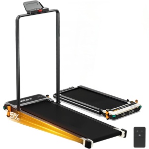 Resigilat - Banda de Alergare Reversibila GO4FIT®, Model FIT30, Functie Alergare sau Masaj, Viteza Maxima 12 km/h, Motor 2.5 CP, Telecomanda, Monitorizare: Timp, Calorii, Distanta, Viteza, Suprafata Alergare 100x40 cm, Greutate Utilizator 120 kg