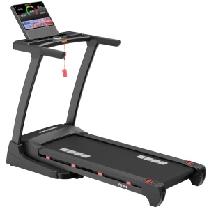 Resigilat - Banda de Alergat GO4FIT® Model FIT800, Viteza Maxima 20 km/h, Motor 4.0 CP, Inclinare Automata 20 Nivele, Pliere Hidraulica, 15 Programe, Bluetooth, Kinomap, Zwift, FitShow, Greutate Utilizator 120 kg - Img 1