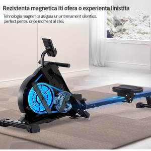 Aparat Vaslit GO4FIT® Model R100, Volanta Magnetica 4kg, Greutate Suportata 130kg - Img 6