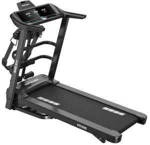 Banda de Alergat GO4FIT® Model FIT500, Viteza Maxima 14 km/h, Motor 2.5CP, Aparat Masaj, Inclinare Manuala, Pliere Hidraulica, 12 Programe, Bluetooth, Aplicatii, Kinomap, Zwift, FitShow, Greutate Utilizator 120kg, Timp, Distanta, Calorii, Viteza