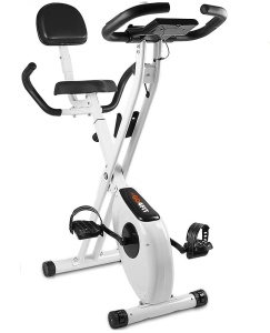 Bicicleta fitness magnetica, GO4FIT®, model GF300, Verticala, Pliabila, Volanta 1.6 kg, Greutate Maxima Utilizator 100 kg - Img 12