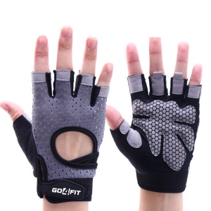 Manusi GO4FIT unisex pentru fitness si sala, din material respirabil - Img 5