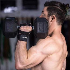 Manusi pentru fitness si sala, GO4FIT, din material respirabil - Img 6