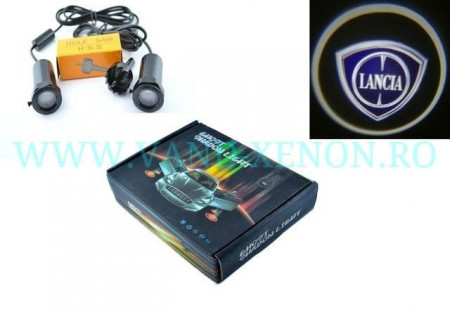 Set proiectoare / Logo montare sub usa 5w Lancia