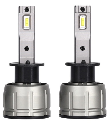 Set 2 leduri H1 P16 Canbus pentru far auto, putere 60W, luminozitate 10.000 Lm, 12V P16-H1