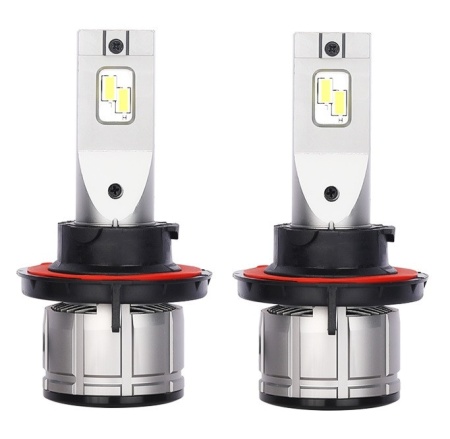 Set 2 leduri H13 P16 Canbus pentru far auto, putere 60W, luminozitate 10.000 Lm, 12V P16-H13