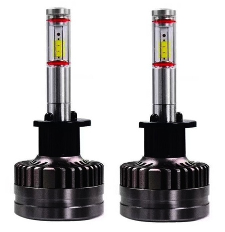 Set 2 leduri H1 M8 Canbus 360 grade pentru far auto putere 60Wset luminozitate 6200 Lmset 12V-24V