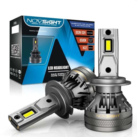 Set 2 leduri H7 Canbus pentru far auto putere 120W luminozitate 22.000 Lm 12-24V
