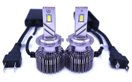 Set 2 leduri H7 H55 Canbus 360 grade putere 55W luminozitate 11.000 Lm 12V