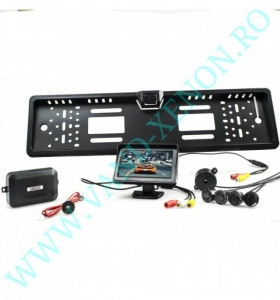 Senzori de parcare cu afisaj si camera Cartech SP701