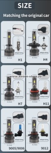 Set 2 leduri auto H4 Canbus putere 60W luminozitate 6800 Lm 12V - Img 2