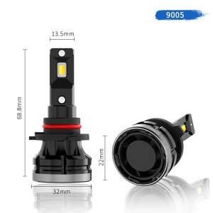 Set 2 leduri auto HB3 9005 Canbus 3000K 6000K putere 50W luminozitate 10.000 Lm 12-24V D92S-HB3 - Img 4