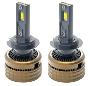 Set 2 leduri H7 H100 Canbus pentru far auto 360 grade putere 100W luminozitate 15.000 Lm 12V