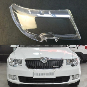 Set 2 sticle faruri pentru Skoda Superb 2 / B6 (2008 - 2012) - Img 1