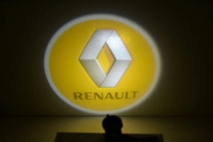 Set proiectoare / Logo montare sub usa 5w Renault - Img 2