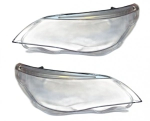 Set sticle faruri BMW Seria 5 E60 E61 2004 - 2010 far cu Halogen H7 sau Xenon fara adaptiv