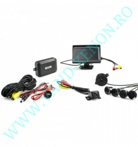 Senzori de parcare cu afisaj si camera Cartech SP501