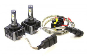 Set 2 leduri D1S, D3S pentru far cu lupa 72W Chip Cree 8000 Lm 12V - Img 3
