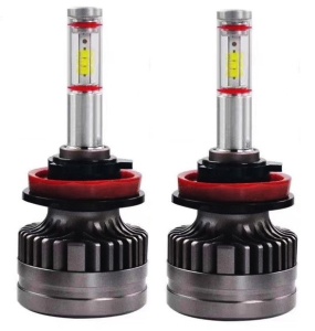 Set 2 leduri H11 M8 Canbus 360 grade pentru far auto putere 60Wset luminozitate 6200 Lmset 12V-24V