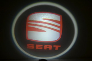 Set proiectoare / Logo montare sub usa 5w Seat - Img 2