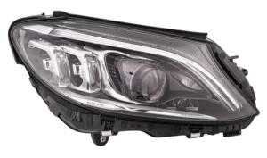 Carcasa far dreapta pentru Mercedes C-Class W205 cu Facelift (2018 - 2021) pentru farul Multibeam LED (farul cu ILS) - Img 2