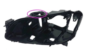 Carcasa far stanga BMW Seria 7 F01 F02 facelift LCI far Bixenon cu AFS 2012 2013 2014 2015 - HB057 - STANGA